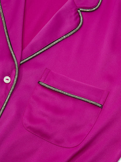 VS Glazed Satin Shine Long Pajama Set