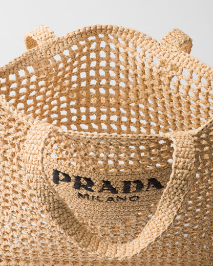 P Crochet Tote Bag