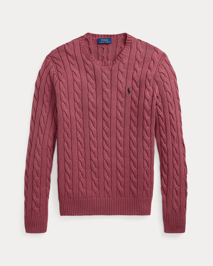 Polo Cable Knit Sweater