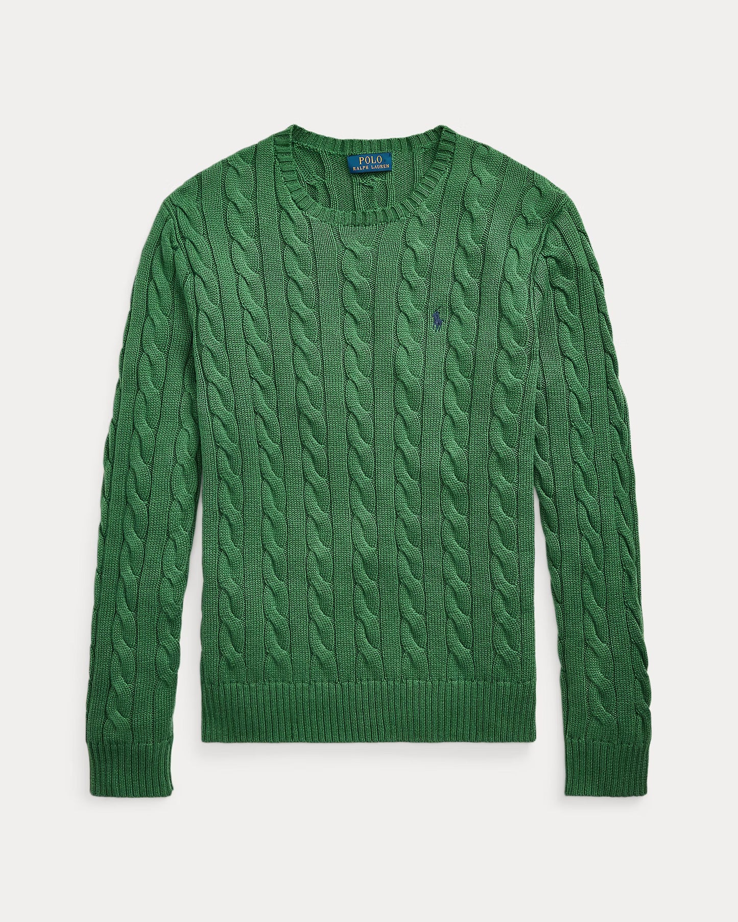 Polo Cable Knit Sweater