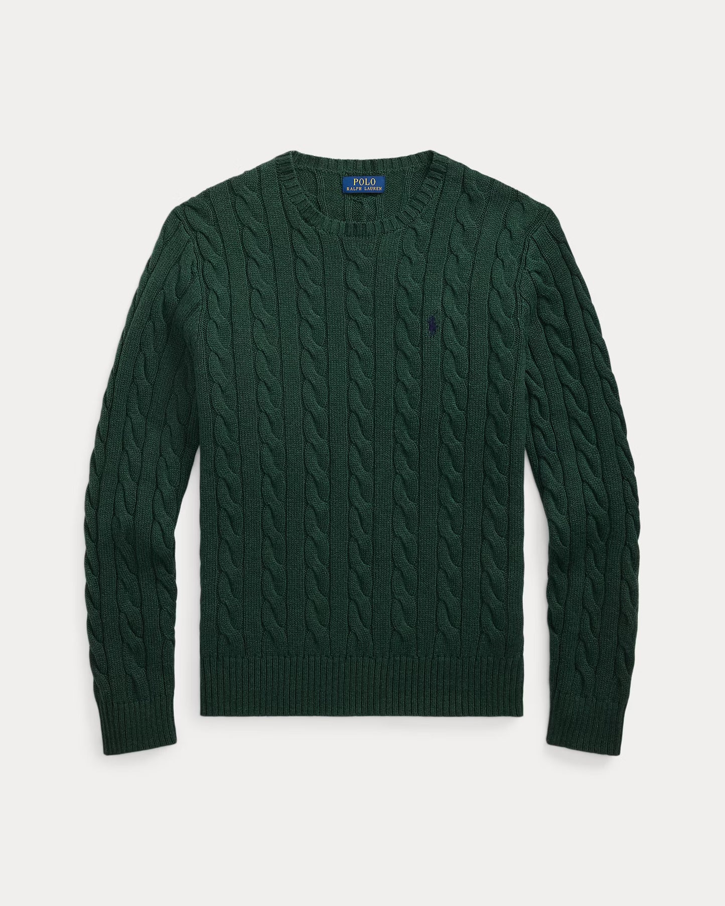 Polo Cable Knit Sweater