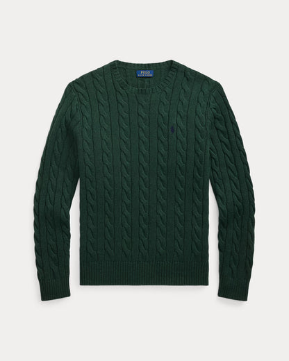 Polo Cable Knit Sweater